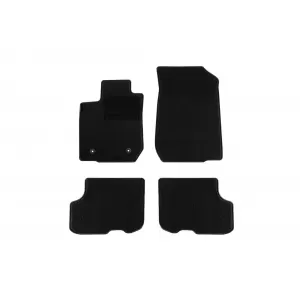 Textile floor mats by Rigum suitable for Dacia Sandero 2013-2017, set of 4 pieces, black