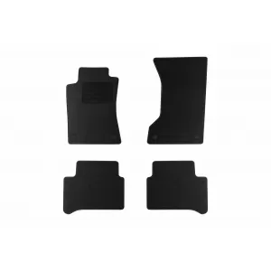 Mochete textile de la Rigum potrivite pentru Mercedes E class W211 4x4 2002-2009, set de 4 bucăți, negru