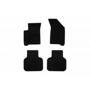 Textile floor mats by Rigum suitable for Dodge Journey after 2008, set of 4 pieces, black