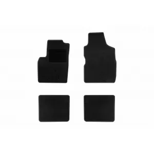 Textile floor mats by Rigum suitable for Fiat Panda 2003-2012, set of 4 pieces, black