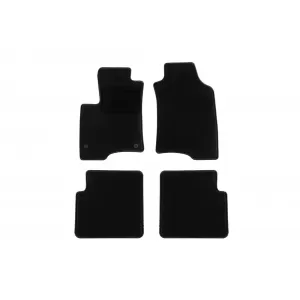 Textile floor mats by Rigum suitable for Fiat Panda after 2012, set of 4 pieces, black