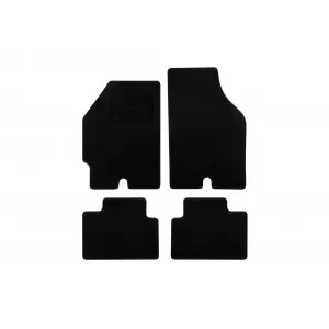 Textile floor mats by Rigum suitable for Fiat Punto 1999-2003, set of 4 pieces, black