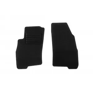 Textile floor mats by Rigum suitable for Fiat Grande Punto 2005-2012, set of 4 pieces, black