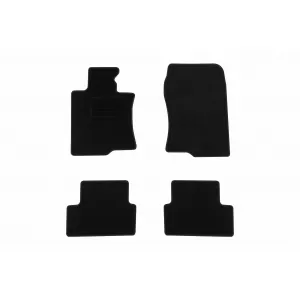 Textile floor mats by Rigum suitable for Honda Accord 2008-2015, set of 4 pieces, black