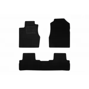 Textile floor mats by Rigum suitable for Honda CR-V 2007-2013, set of 4 pieces, black