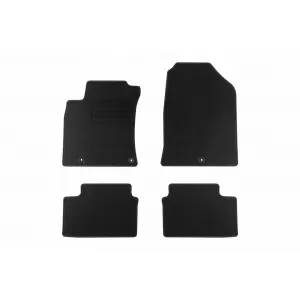Textile floor mats by Rigum suitable for Hyundai i30 after 2017, set of 4 pieces, black