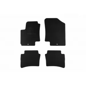 Textile floor mats by Rigum suitable for Hyundai i20 2009-2010, set of 4 pieces, black