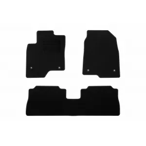 Textile floor mats by Rigum suitable for Chevrolet Captiva 2006-2012, set of 4 pieces, black