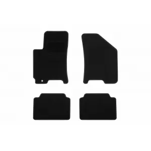 Textile floor mats by Rigum suitable for Chevrolet Lacetti 2003-2008, set of 4 pieces, black