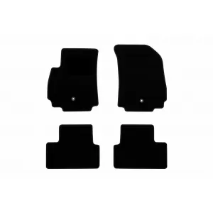 Textile floor mats by Rigum suitable for Chevrolet Orlando 2010-2018, set of 4 pieces, black