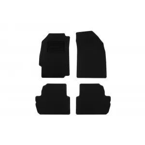 Mochete textile de la Rigum potrivite pentru Chevrolet Spark 2010-2013, set de 4 bucăți, negru