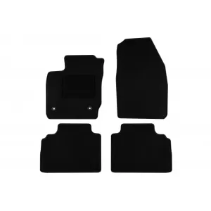 Mochete textile de la Rigum potrivite pentru Ford Transit Courier după 2014, cu 5 locuri, set de 4 bucăți, negru