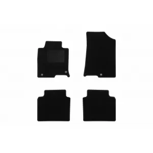 Textile floor mats by Rigum suitable for KIA Optima 2010-2015, set of 4 pieces, black