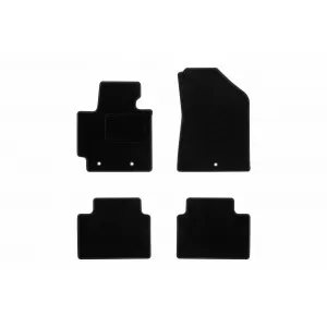 Textile floor mats by Rigum suitable for KIA Soul 2014-2019, set of 4 pieces, black