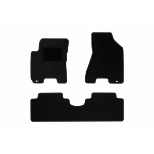 Textile floor mats by Rigum suitable for Hyundai Tucson 2005-2009, set of 4 pieces, black