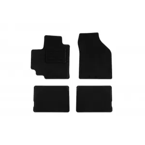 Textile floor mats by Rigum suitable for Suzuki Celerio after 2015, set of 4 pieces, black