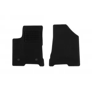 Textile floor mats by Rigum suitable for Lada Vesta after 2015, set of 4 pieces, black