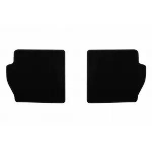 Textile floor mats by Rigum suitable for Mazda 2 2007-2015, set of 4 pieces, black