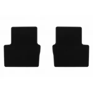 Textile floor mats by Rigum suitable for Mazda 2 2015-2020, set of 4 pieces, black