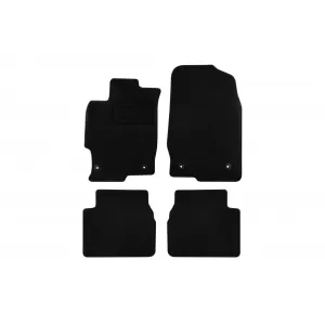 Textile floor mats by Rigum suitable for Mazda 6 2008-2012, set of 4 pieces, black