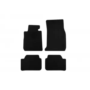 Textile floor mats by Rigum suitable for BMW 1 series F20, F21 2010-2019, set of 4 pieces, black