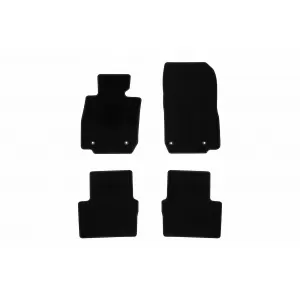Textile floor mats by Rigum suitable for Mazda Cx-3 after 2015, set of 4 pieces, black