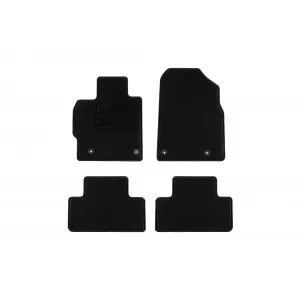 Textile floor mats by Rigum suitable for Mazda CX-7 2007-2012, set of 4 pieces, black