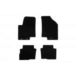 Textile floor mats by Rigum suitable for KIA Soul 2009-2014, set of 4 pieces, black