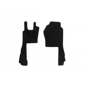 Textile floor mats by Rigum suitable for Scania R after 2004, set of 2 pieces, black