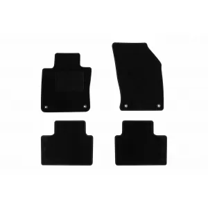 Textile floor mats by Rigum suitable for Volvo S60 after 2018, set of 4 pieces, black