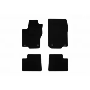 Textile floor mats by Rigum suitable for Mercedes GL X166 2012-2015, set of 4 pieces, black