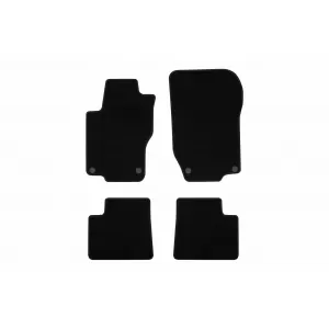 Textile floor mats by Rigum suitable for Mercedes GL X164 2006-2012, set of 4 pieces, black