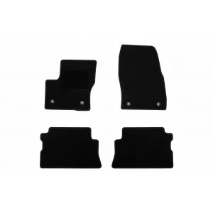 Textile floor mats by Rigum suitable for Ford Kuga 2015-2019, set of 4 pieces, black