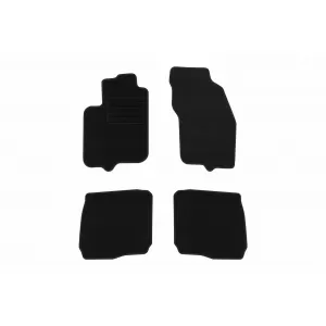 Textile floor mats by Rigum suitable for Mitsubishi Carisma 2000-2004, set of 4 pieces, black