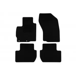 Textile floor mats by Rigum suitable for Mitsubishi Outlander 2007-2015, set of 4 pieces, black