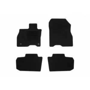 Textile floor mats by Rigum suitable for Nissan Leaf after 2017, set of 4 pieces, black