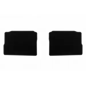 Textile floor mats by Rigum suitable for Nissan Micra after 2017, set of 4 pieces, black