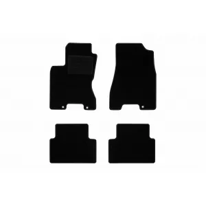 Textile floor mats by Rigum suitable for Nissan X-Trail T31 2007-2014, set of 4 pieces, black