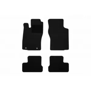Textile floor mats by Rigum suitable for Opel Astra F 1991-1998, set of 4 pieces, black