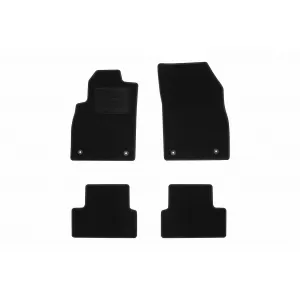 Textile floor mats by Rigum suitable for Opel Astra J 2010-2015, set of 4 pieces, black