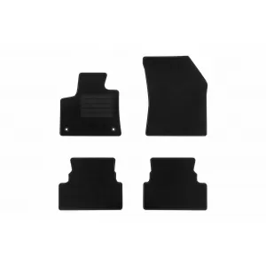 Textile floor mats by Rigum suitable for Opel Grandland X after 2017, set of 4 pieces, black