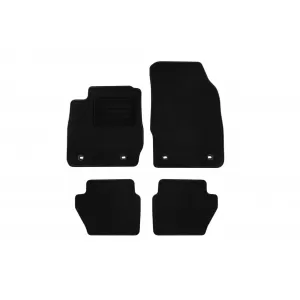 Textile floor mats by Rigum suitable for Ford Fiesta 2008-2011, set of 4 pieces, black
