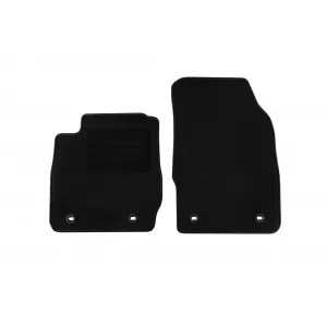 Textile floor mats by Rigum suitable for Ford Fiesta 2008-2011, set of 4 pieces, black