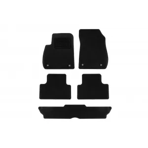 Mochete textile de la Rigum potrivite pentru Opel Zafira C 2011-2019 cu 7 locuri, set de 5 bucăți, negru-image-6246351