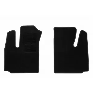 Textile floor mats by Rigum suitable for Fiat Doblo 2001-2010, set of 2 pieces, black