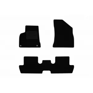 Textile floor mats by Rigum suitable for Peugeot 3008 2009-2016, set of 4 pieces, black