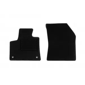 Textile floor mats by Rigum suitable for Peugeot 5008 after 2017, set of 4 pieces, black