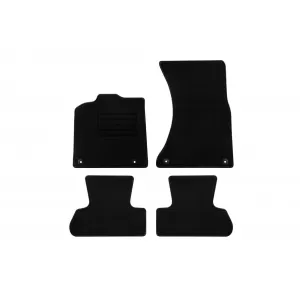 Textile floor mats by Rigum suitable for Audi Q5 2009-2016, set of 4 pieces, black