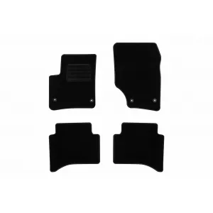 Textile floor mats suitable for Porsche Cayenne 2003-2010, set of 4 pieces, black
