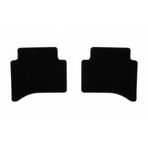 Textile floor mats suitable for Porsche Cayenne 2003-2010, set of 4 pieces, black